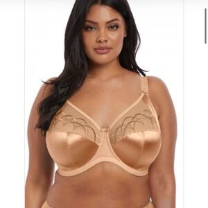 Elomi Cate Satin Bra in Soft Beige